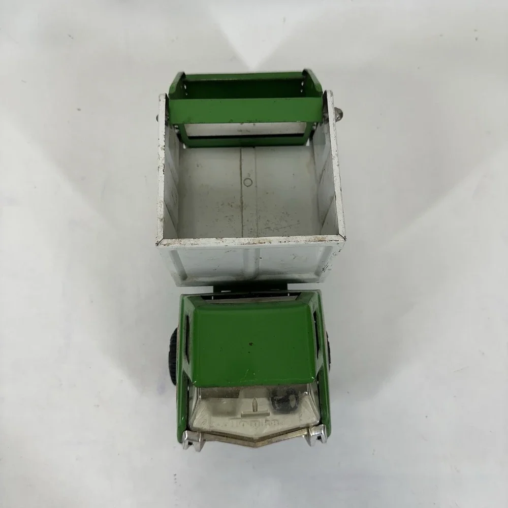 1970s Tonka Pressed Steel Litter Bug Garbage Truck Green/White ‎ Vintage